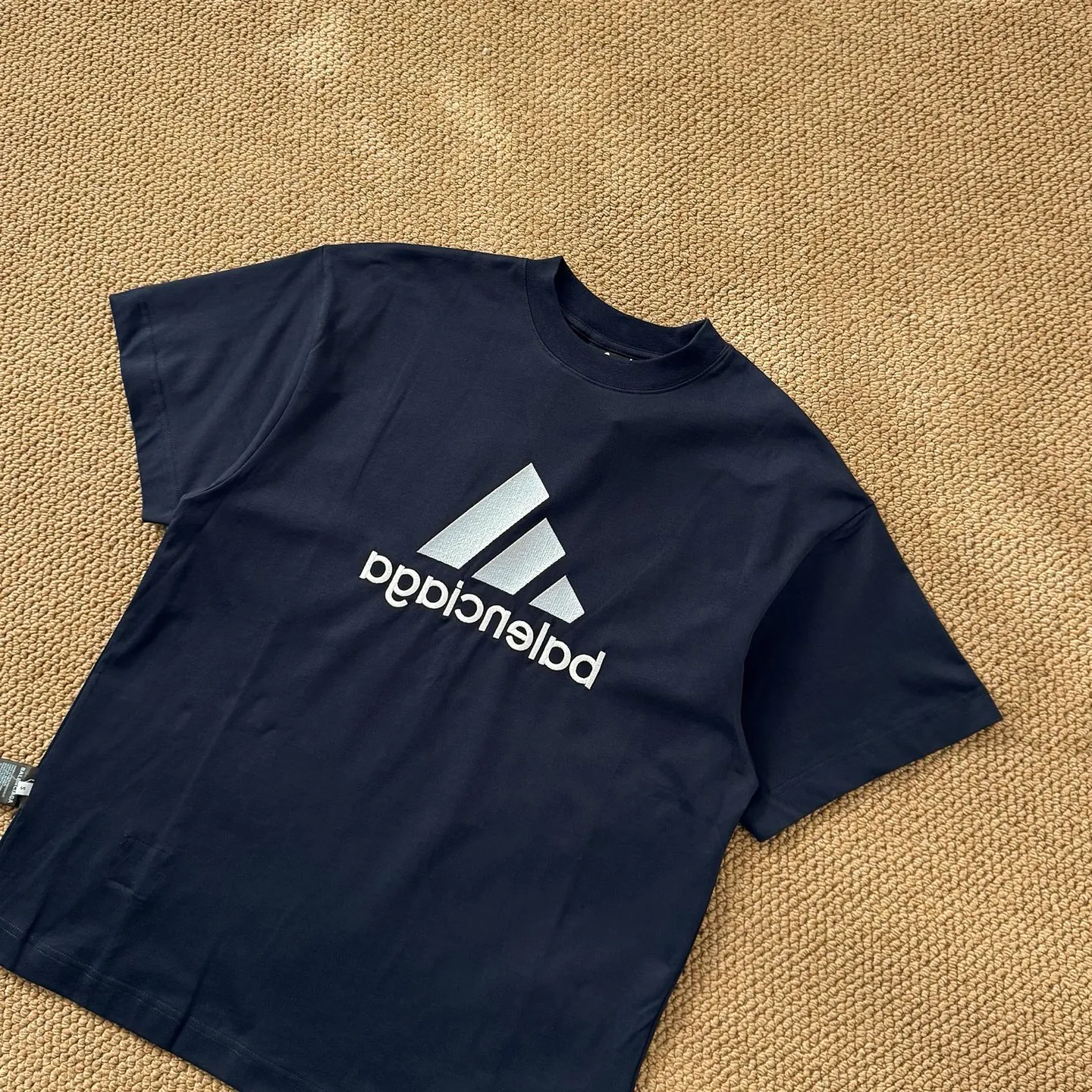 BALENCIAGA/ New Arrival Adidas LOGO T 250g ， ， ， ， ！ ：A 272# ：Navy Blue .White Size：S-2XL